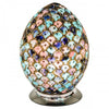 Medium Mosaic Glass Egg Lamp