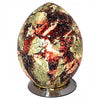 Medium Mosaic Glass Egg Lamp