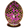 Medium Mosaic Glass Egg Lamp