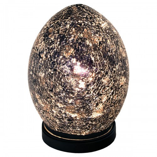 Mini Mosaic Glass Egg Lamp