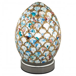 Mini Mosaic Glass Egg Lamp