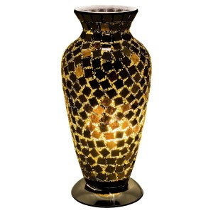 Mosaic Glass Vase Lamp