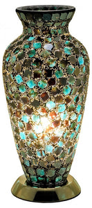 Mosaic Glass Vase Lamp