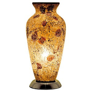 Mosaic Glass Vase Lamp