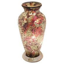 Load image into Gallery viewer, Mosaic Glass Vase Lamp
