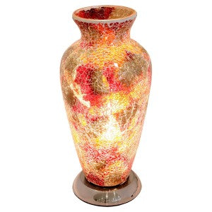 Mosaic Glass Vase Lamp