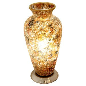 Mosaic Glass Vase Lamp