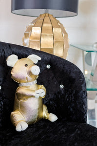 Golden Pig Door Stop