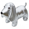 Silver Doggy Door Stop