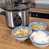 1.5L slow cooker used for soup and stews